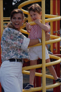 749004 Maria And Young Boy On Climbing Frame A4 Photo Print