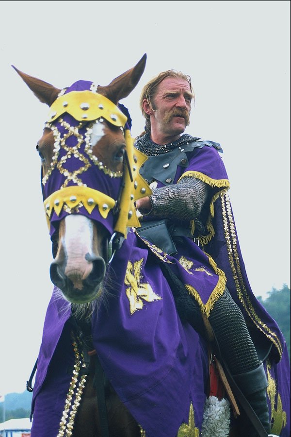 749006 Carnival Housting Knight On Horse A4 Photo Print
