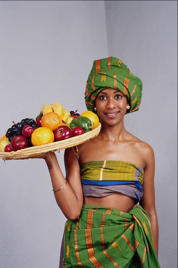 749033 African Outfit A4 Photo Print