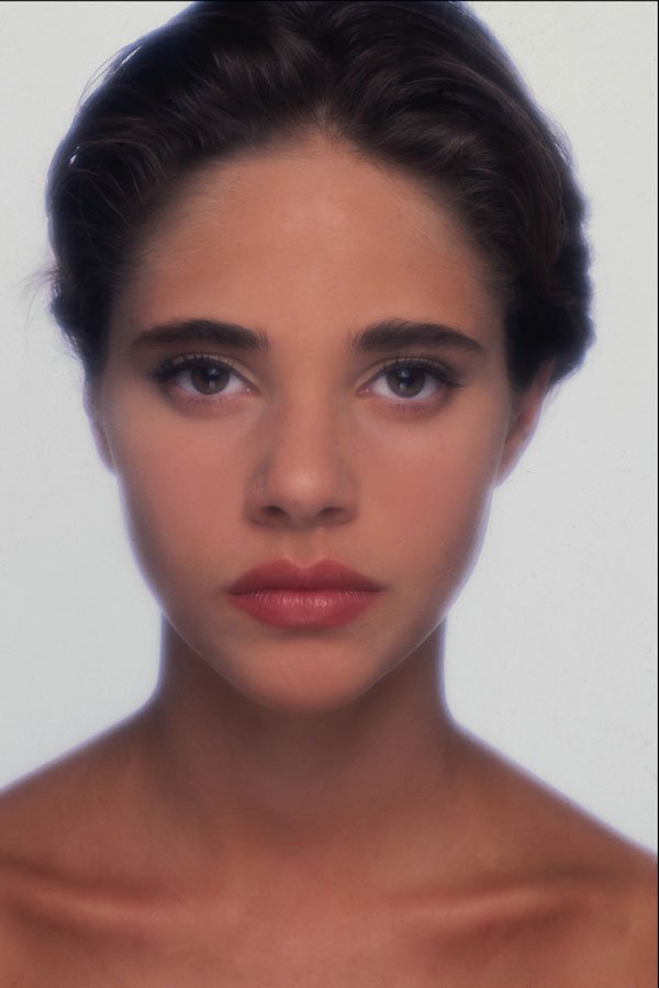 749043 Close up Of Girl's Face A4 Photo Print