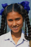 749053 Schoolgirl, Darjeeling, Northern India A4 Photo Print
