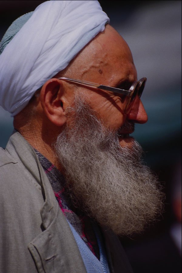 749056 Old Moslem Man A4 Photo Print
