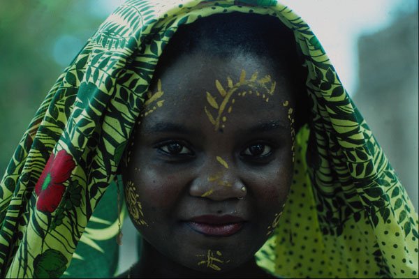 749057 Comorian Woman On Her Wedding Day, Comoro Islands A4 Photo Print