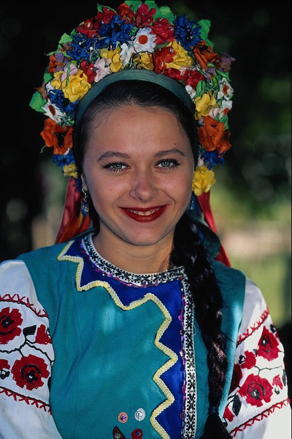 749060 Ukrainian Saporoshje Costume A4 Photo Print