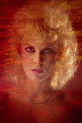 749063 Woman's Face And Water Combined A4 Photo Print