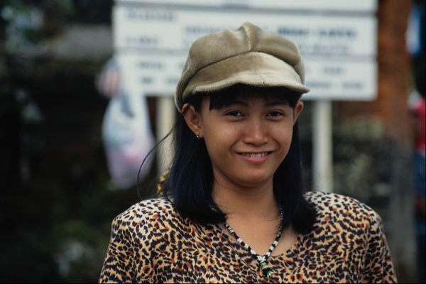 749076 Modern Young Woman, Bali, Indonesia A4 Photo Print