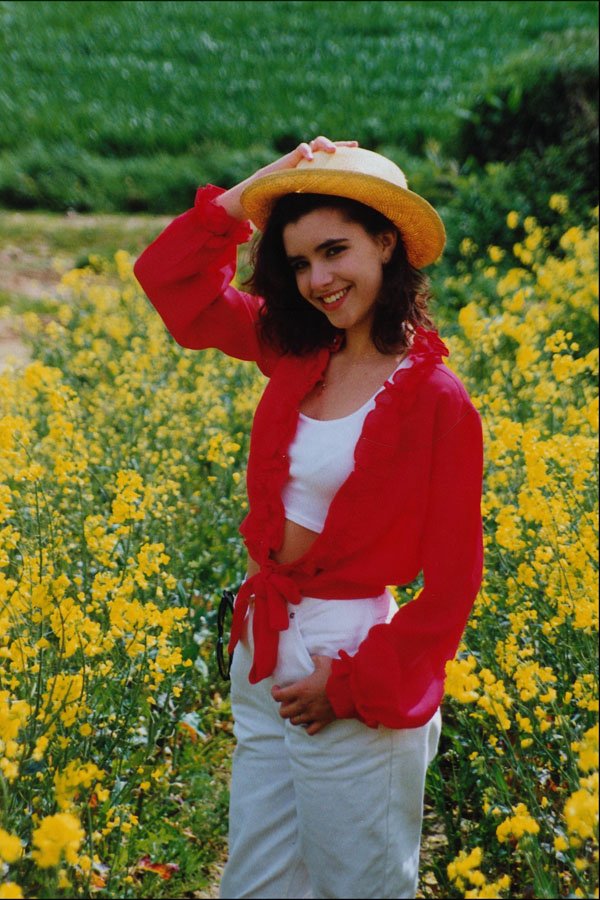 749092 Kay In Field Of Rape Oilseed A4 Photo Print