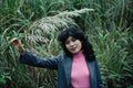 749099 Model From Hue Poses On Ho Chi Minh Trail, Central Vietnam A4 Photo Print