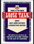 75 there is too much loose talk Advert A4 Photo Print