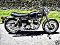 750 commando roadster motorbike A4 Photo Print