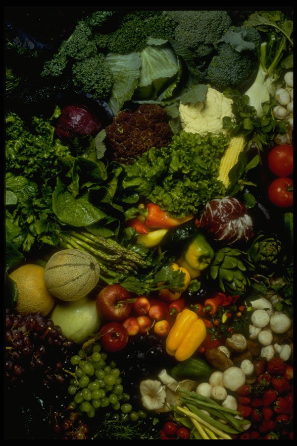 750036 Fruit And Vegetables A4 Photo Print