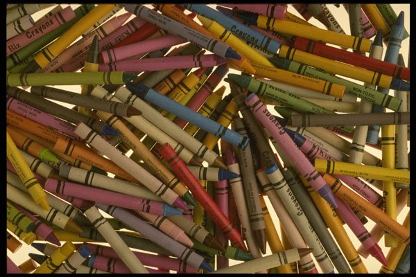 750088 Crayons A4 Photo Print