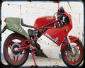 750F1 86 1 A4 Photo Print Motorbike Vintage Aged