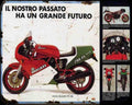 750F1 86 4 A4 Photo Print Motorbike Vintage Aged