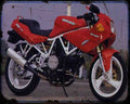 750Ss 91 A4 Photo Print Motorbike Vintage Aged