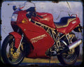 750Ss 92 3 A4 Photo Print Motorbike Vintage Aged