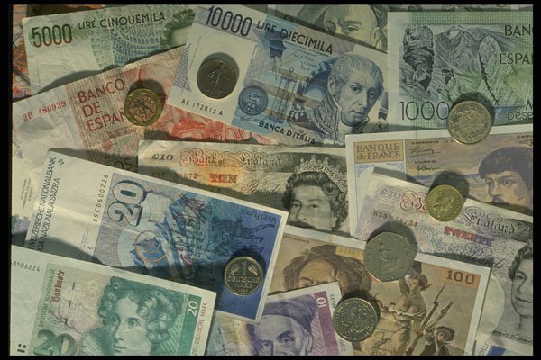 751000 European Currency A4 Photo Print