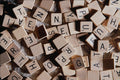 751082 Game Board Letters A4 Photo Print
