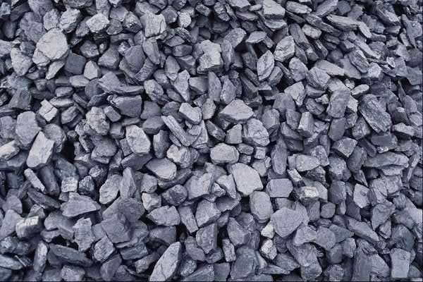751086 Pile Of Coal Recently Excavated From Strip Mine A4 Photo Print