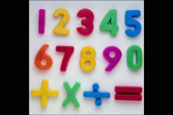 751089 Plastic Numbers A4 Photo Print
