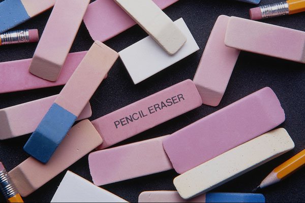 751093 Erasers And Pencils A4 Photo Print