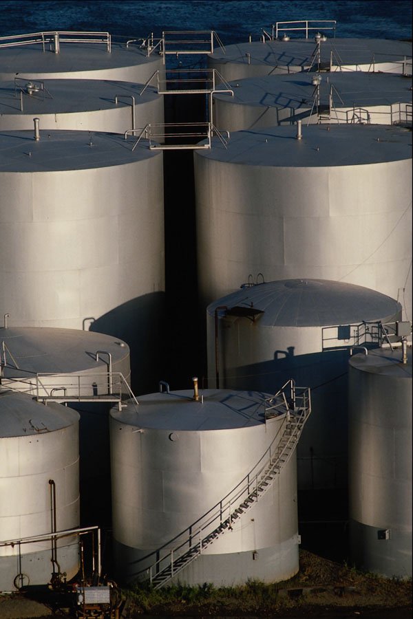 752022 Oil Storage Tank, New York, U.S.A. A4 Photo Print