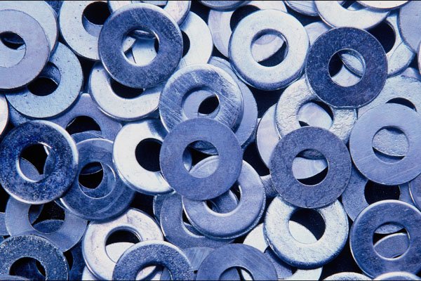 752067 Flat Washers A4 Photo Print