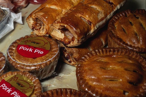 752085 Pork Pies And Sausage Rolls A4 Photo Print