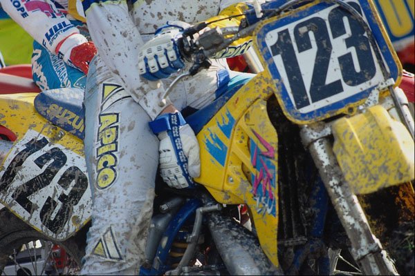752099 Scrambling Motorbike A4 Photo Print