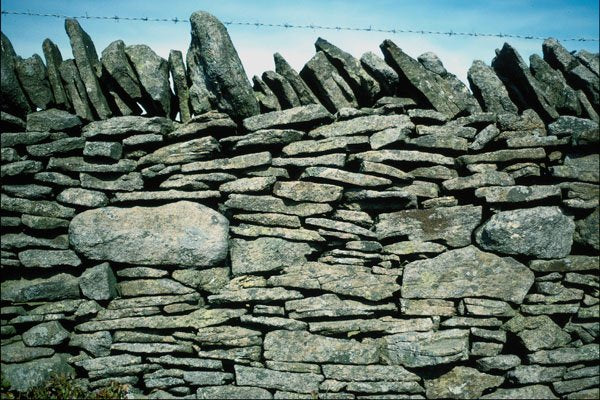 753002 Dry Stone Wall A4 Photo Print