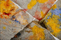 753004 Finger Paint On Corners Of Four Paper Towels A4 Photo Print