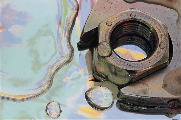 753013 Spanner, Nut In Oil A4 Photo Print