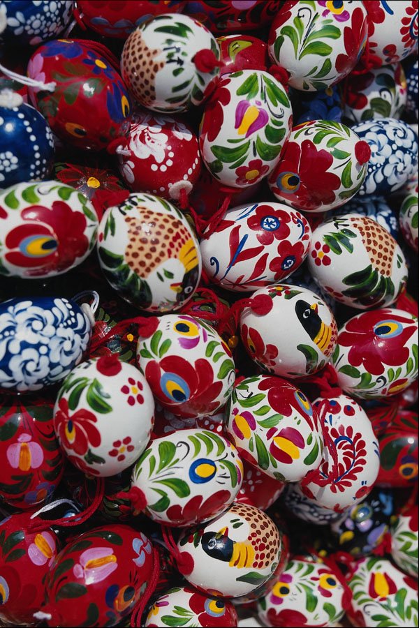 753016 Hand painted Egg Shells, Budapest, Hungary A4 Photo Print