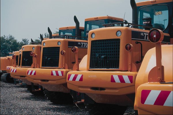 753021 Excavators A4 Photo Print