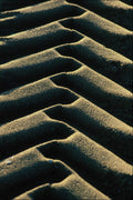 753022 Tire Tracks On Beach A4 Photo Print