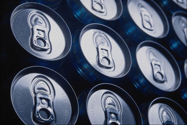 753027 Aluminum Cans, Tops A4 Photo Print