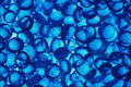 753028 Blue Glass Beads A4 Photo Print