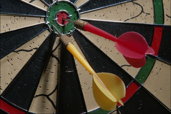753044 Dart Board Game A4 Photo Print