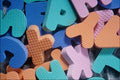 753045 Close up Of Foam Letters A4 Photo Print