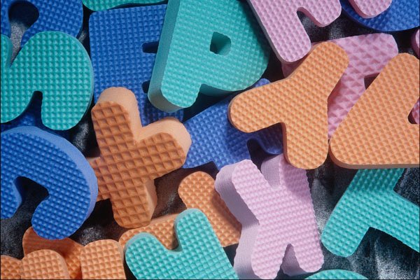 753045 Close up Of Foam Letters A4 Photo Print