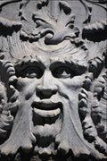 753047 Ornate Face In Stone A4 Photo Print