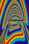 753080 Techno Color Yawn A4 Photo Print