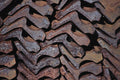 753091 Stacks Of Railway Metal A4 Photo Print