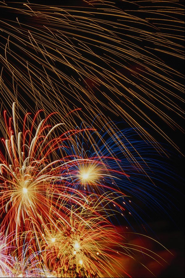 754007 Fireworks, Canada Day A4 Photo Print