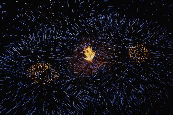 754011 Fireworks, Canada Day A4 Photo Print
