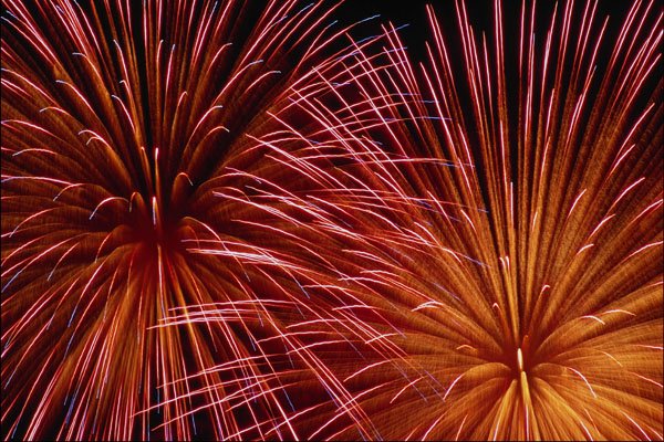 754013 Fireworks, Canada Day A4 Photo Print