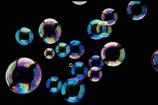 754023 Bubbles A4 Photo Print