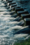 754027 Stepping Stones Across River, IIkley, West Yorkshire, U.K. A4 Photo Print