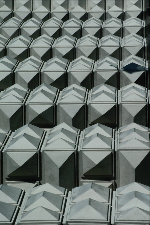 754055 Geometric Wall, Czech Republic A4 Photo Print