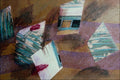 754069 Mirror Fragments, Mixed Media, Collage On Paper A4 Photo Print